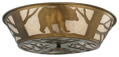 22W Bear on the Loose Flushmount