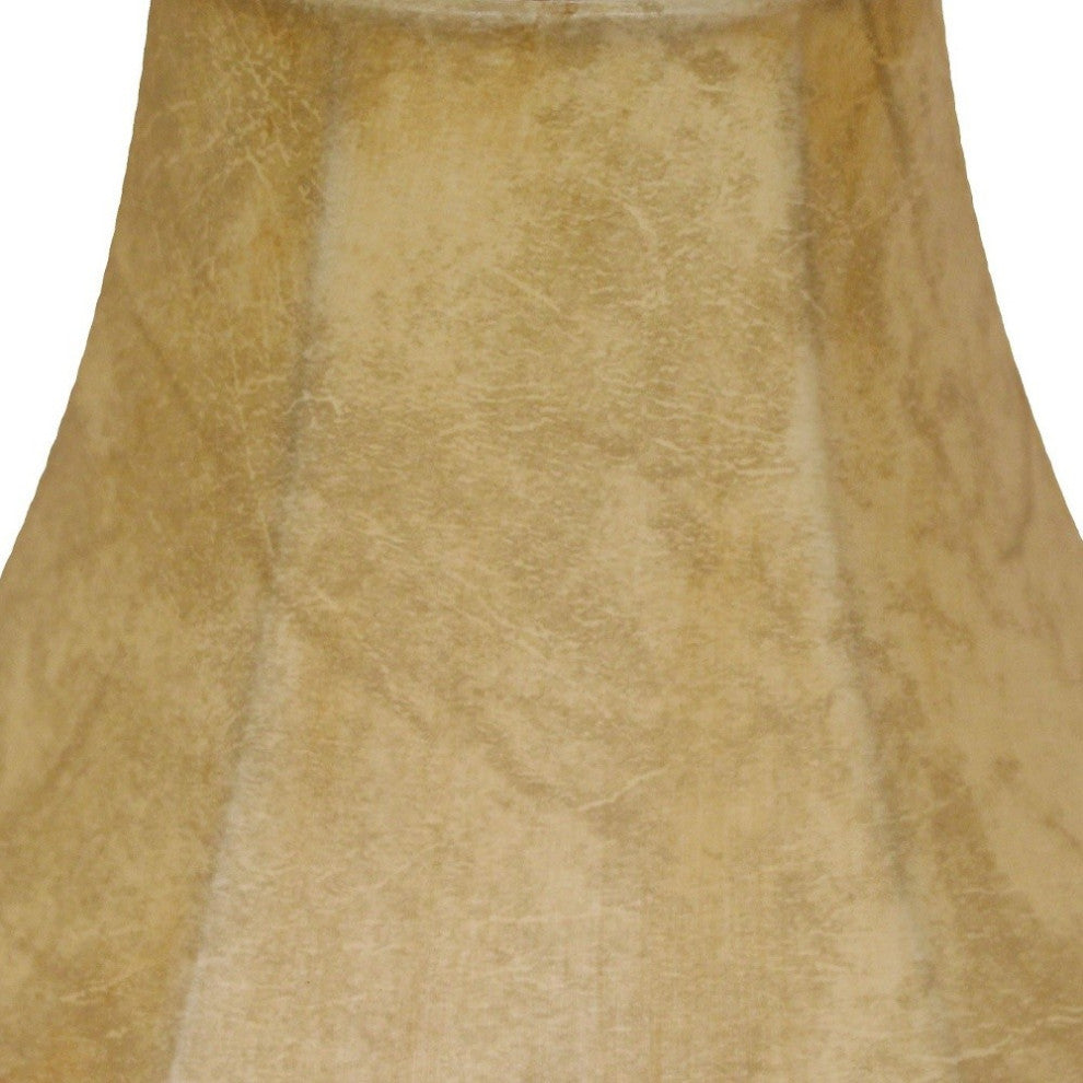 6" Faux Snakeskin Set of 6 Slanted Chandelier Parchment Lampshades