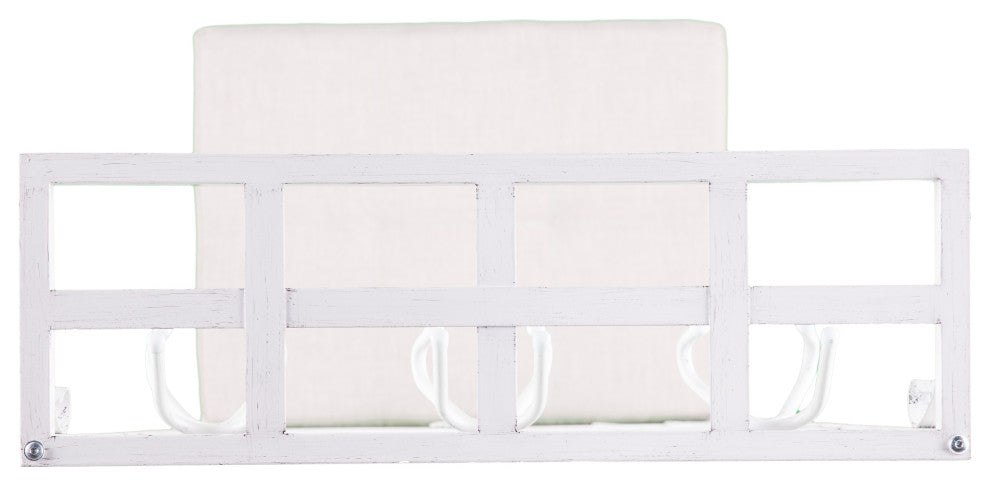 Kelbrook Hall Tree Bench With Storage, Distressed White