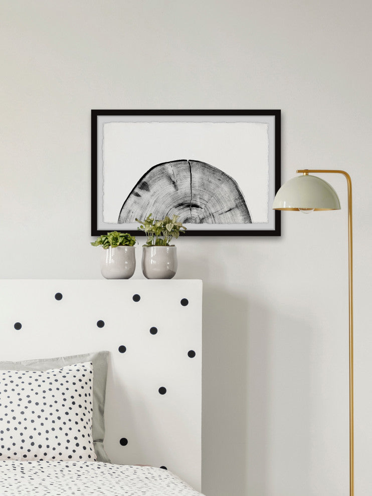 "Withered Stump" Framed Painting Print, 30x20