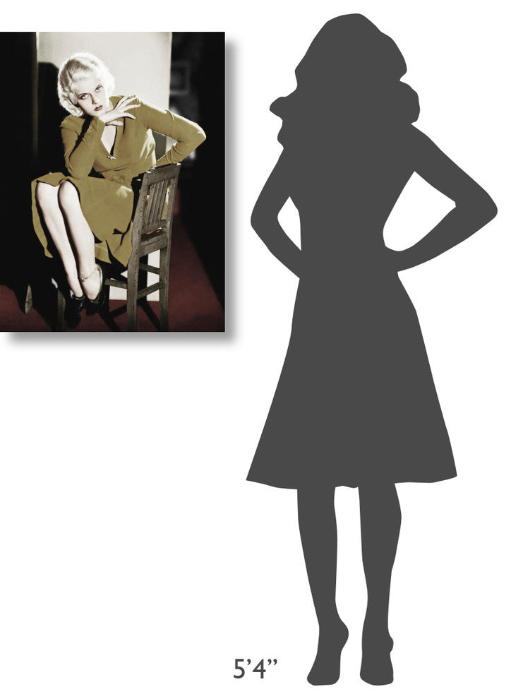 "Jean Harlow" Stretched Canvas Giclee by Hollywood Photo Archive, 23"x30"
