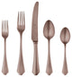 Dolce Vita Flatware Set, Pewter Bronze, 5 Pcs.