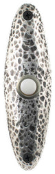 Hammered Doorell, Handmade Luxury Hardware, Polished Pewter
