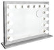 Starlight Pro Vanity Mirror with Magnifying Glass, Silver, Non-Bluetooth
