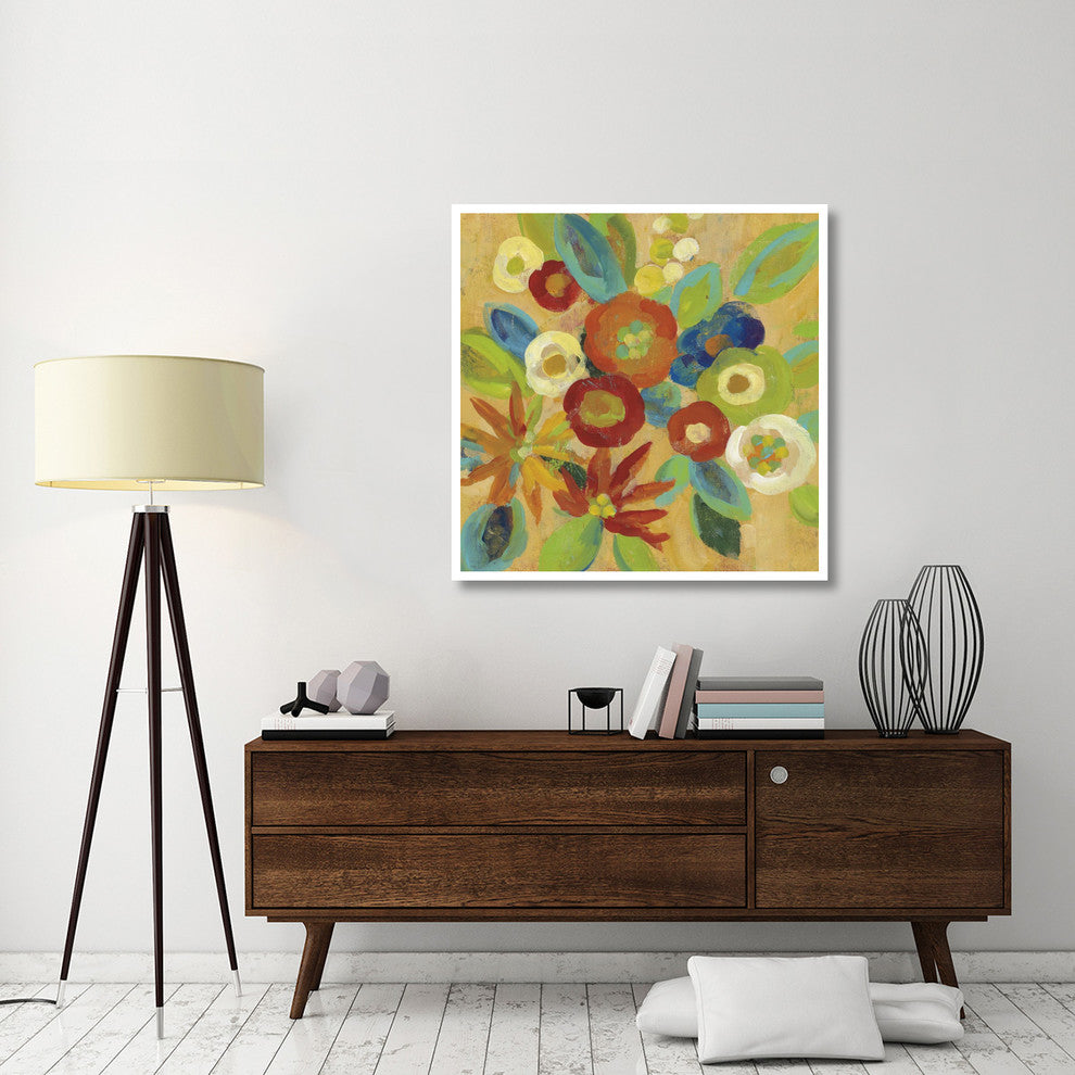 "Flower Market III" Digital Paper Print by Silvia Vassileva, 42"x42"