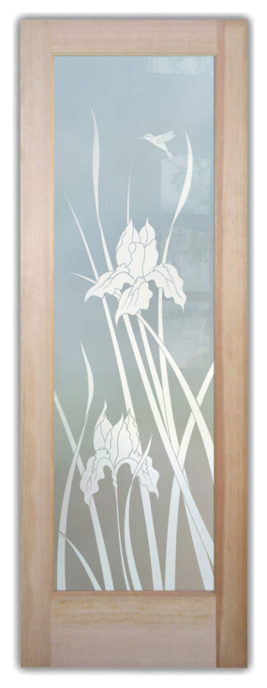 Interior Prehung Door or Interior Slab Door - Iris Hummingbird - Primed -...