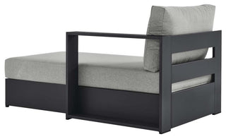 Tahoe Outdoor Patio Powder-Coated Aluminum Modular Right-Facing Chaise Lounge