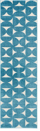 Nourison Harper Blue Kids Area Rug, 2'2"x7'6"