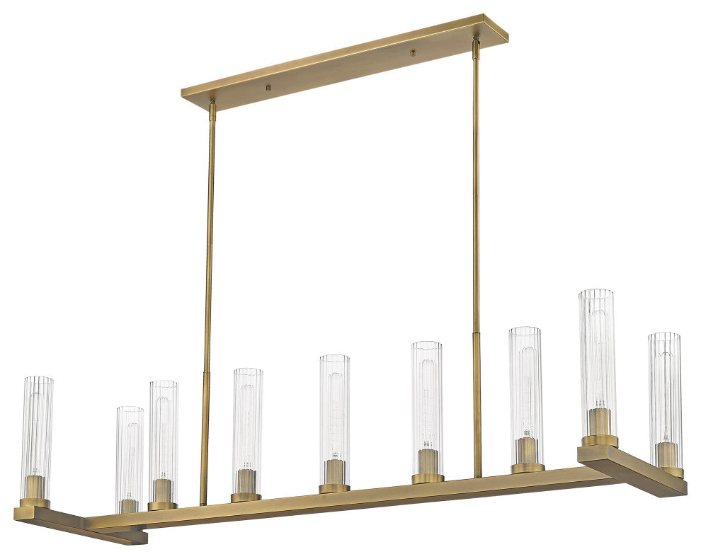 Zlite 3031-9L-RB 9-Light Island, Clear