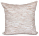 Marled Knit, Geometric Print Outdoor Pillow, Taupe And Beige, 18"x18"