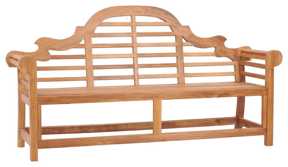 Teak Wood Lutyens Outdoor Triple Bench