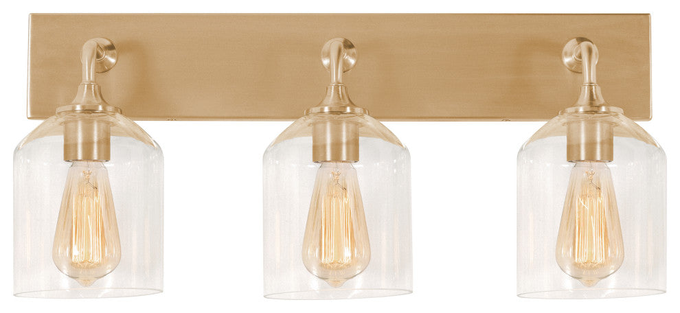 William 24" Vanity, Satin Brass