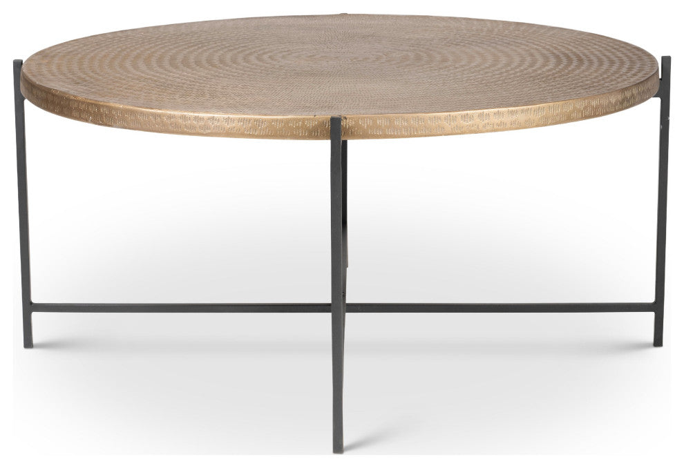 Elements Navi Coffee Table Antique Brass