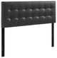 Lily King Upholstered Vinyl Headboard - Black