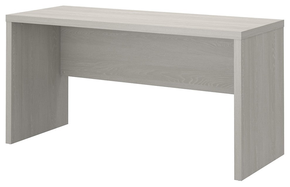 Office by Kathy Ireland Echo 60" Credenza Desk, Gray Sand