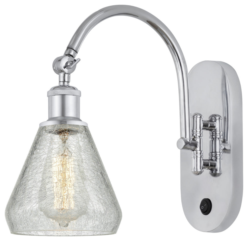 Innovations 518-1W-PC-G275 Conesus 1 Light 6" Sconce, Polished Chrome