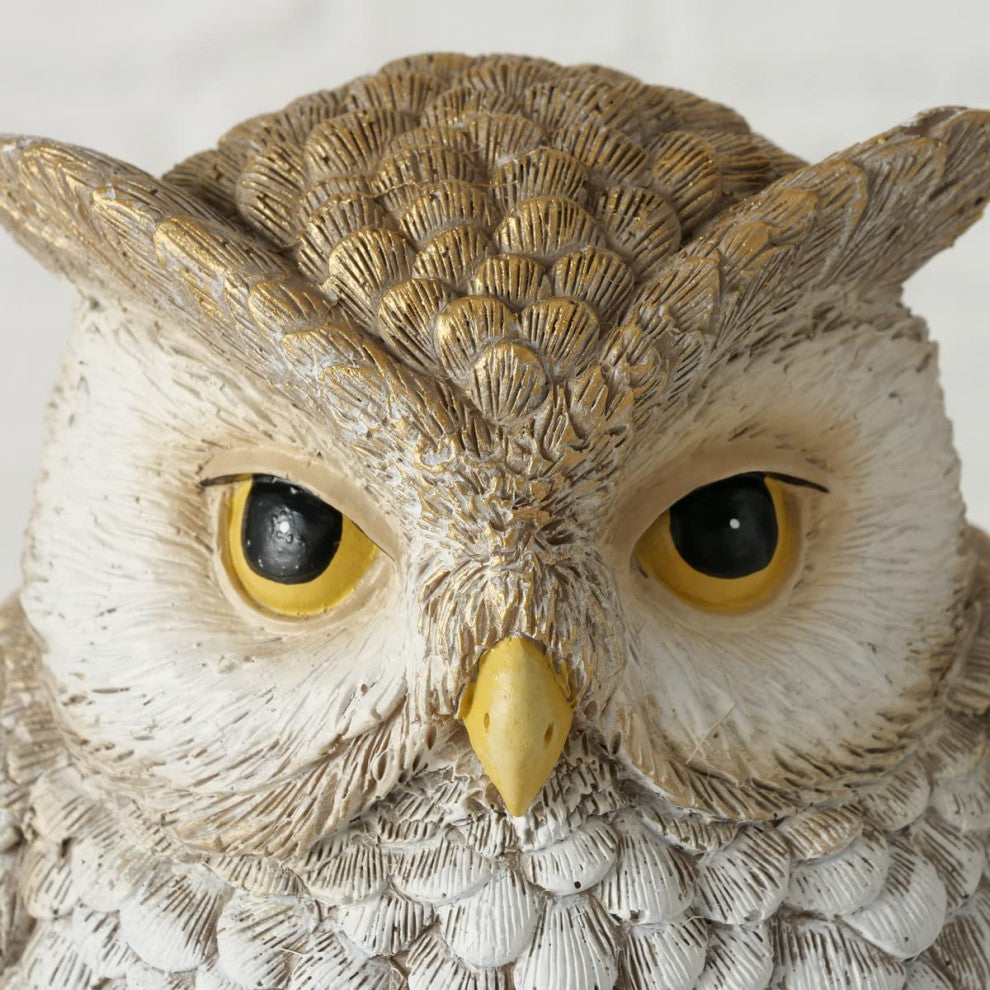 2 Piece Baby-Barn Owl Figurine Set