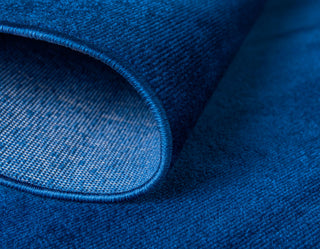 Unique Loom Navy Blue Solid Williamsburg 5' 0 x 8' 0 Area Rug