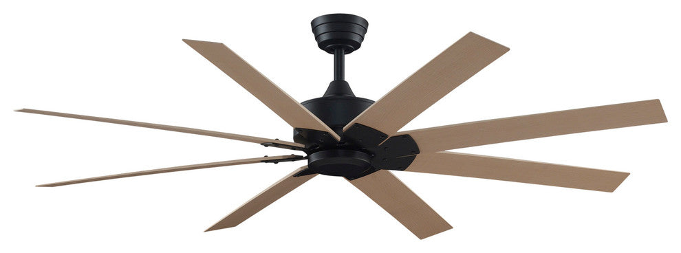 Fanimation Levon Custom-KIT-64 Levon Custom 64" 8 Blade Indoor / - Black /