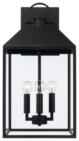 Capital Lighting 953443 Nelson 4 Light 22" Tall Outdoor Wall - Black