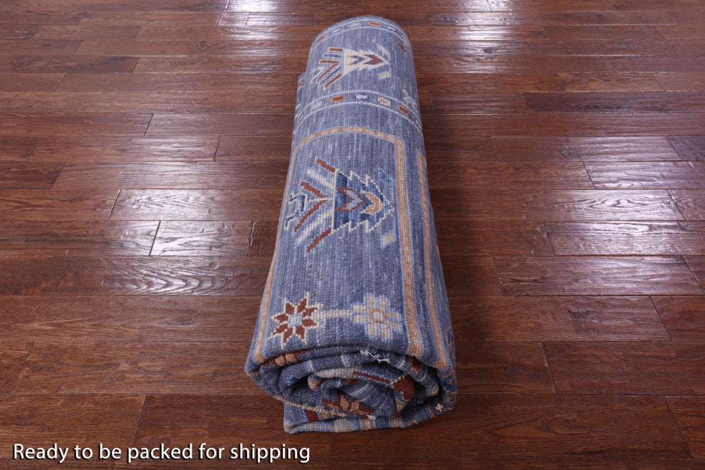 8' 2" X 10' 4" Hand-Knotted Persian Gabbeh Tribal Wool Rug - Q13647