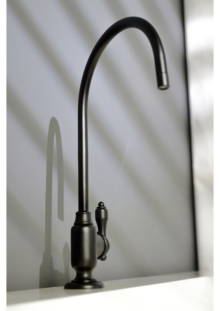 Kingston Brass Single-Handle Water Filtration Faucet, Matte Black