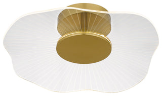 Quoizel PCIB1718 Ibis 18"W Semi-Flush Ceiling Fixture - Brushed Gold