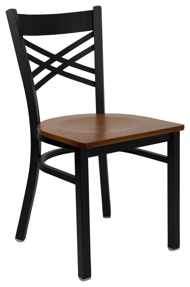 Restaurant Tables and Chairs, "Twin Peaks" ''X'' Back Dining Table Chair