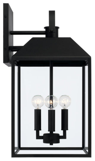 Capital Lighting 953443 Nelson 4 Light 22" Tall Outdoor Wall - Black