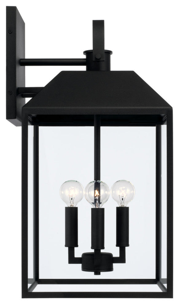 Capital Lighting 953443 Nelson 4 Light 22" Tall Outdoor Wall - Black