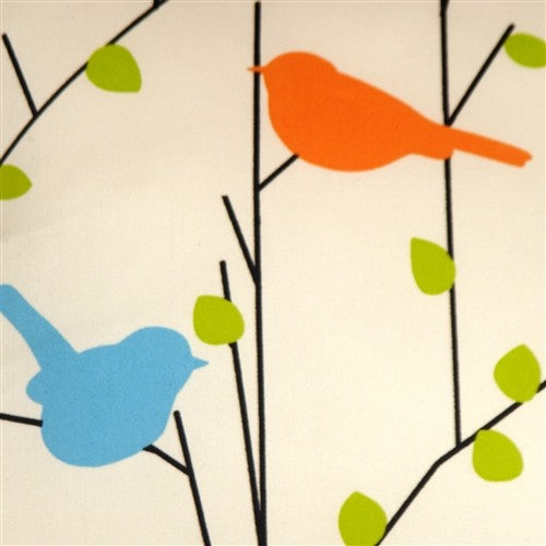 Pillow Decor - Spring Birds 17 x 17 Decorative Pillow