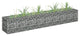 vidaXL Gabion Raised Bed Galvanized Steel 70.9"x11.8"x11.8"