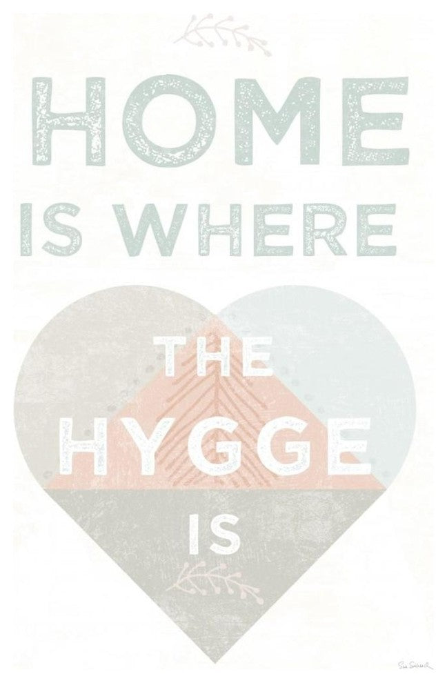 "Cozy Hygge I Dark" Digital Paper Print by Sue Schlabach, 24"x30"