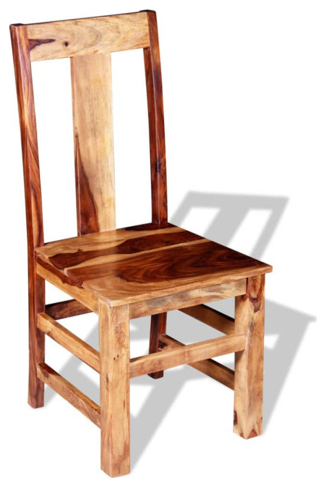 vidaXL Dining Chairs 4 pcs Solid Sheesham Wood