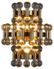 Coruna | Modern colorful design sconce for bedroom, Round Crystal