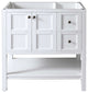 Winterfell 36" Single Bathroom Vanity Cabinet, White