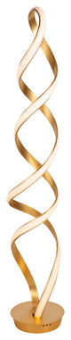 Unique Modern LED Floor Lamp, Gold