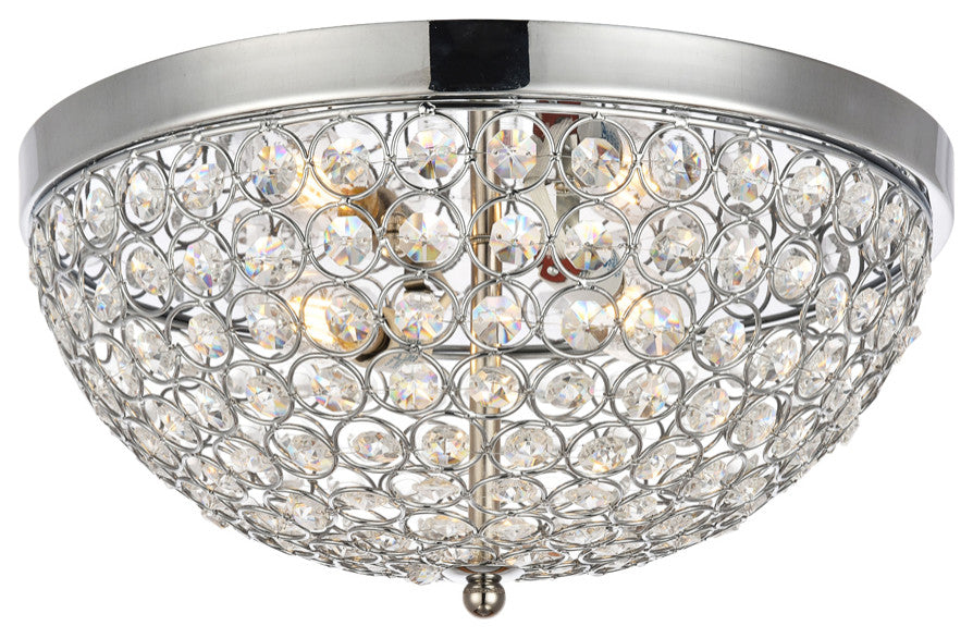 Living District LD5012F13C Orchid 3-Light flush mount