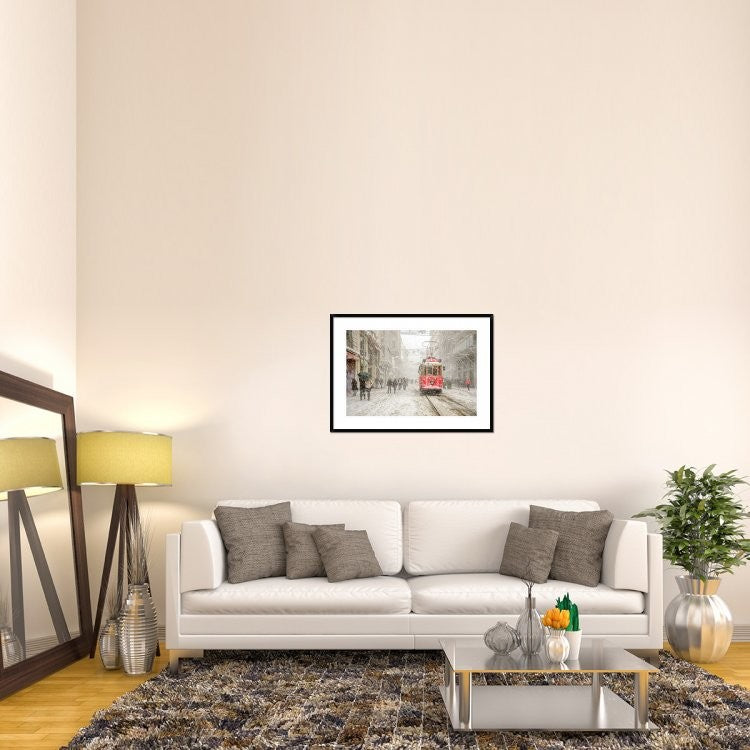 "Beyoa? Lu" Framed Digital Print by Murat Bakmaz, 38x27"
