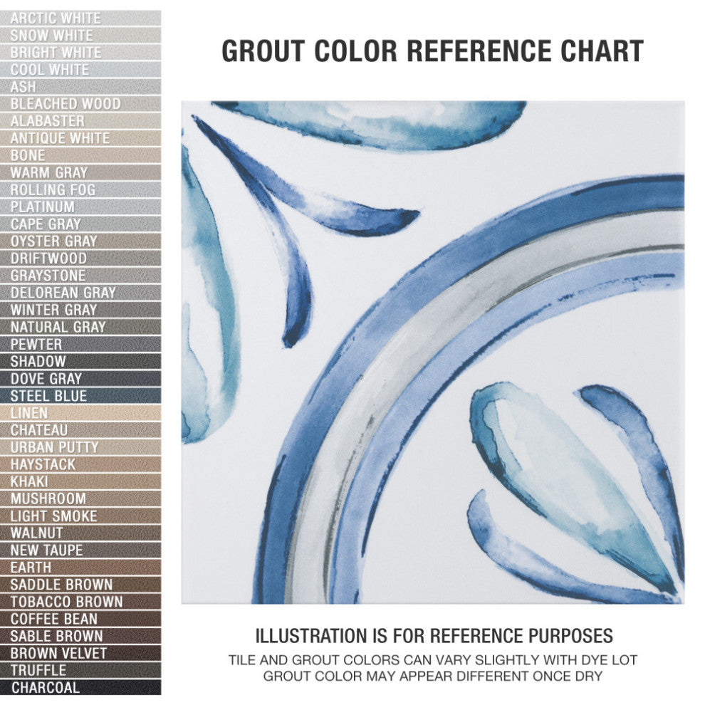 Saint Germain Gele Deco Rivette Porcelain Floor and Wall Tile