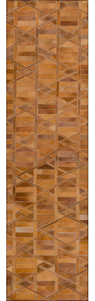 Indoor/Outdoor Stetson SS4 Spice Machine Washable 2'3" x 10' Runner Rug