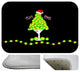 Martini Time Christmas Tree plush Bath Mat, 48"x48"