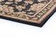 Charlotte Traditional Oriental Black Rectangle Area Rug, 9'x12'