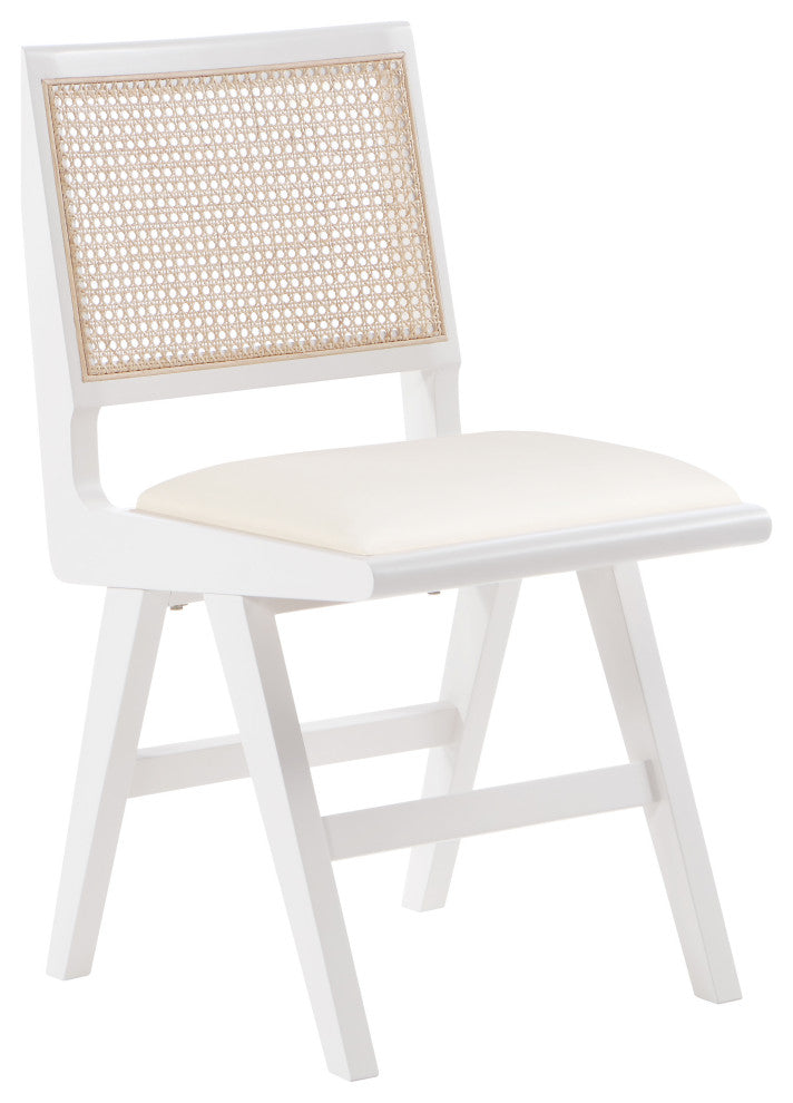 Abby Chair, White, White Finish, Side Chair