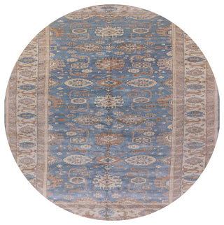 Ahgly Company Indoor Round Mid-Century Modern Area Rugs, 6' Round