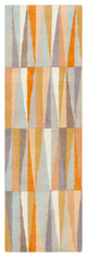 Surya Oasis OAS-1099 2'6"x8' Rug, Orange/Light Gray/Beige/Camel/Peach/Mauve
