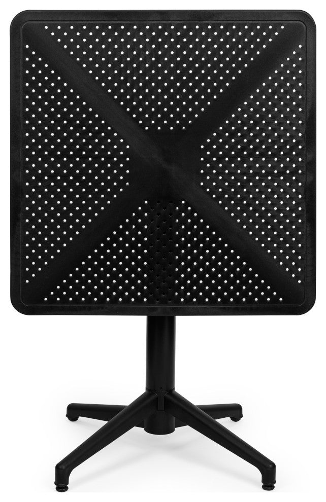 Omax Decor Flip Folding Plastic Outdoor or Indoor Bistro Dining Table 27.6 inch,