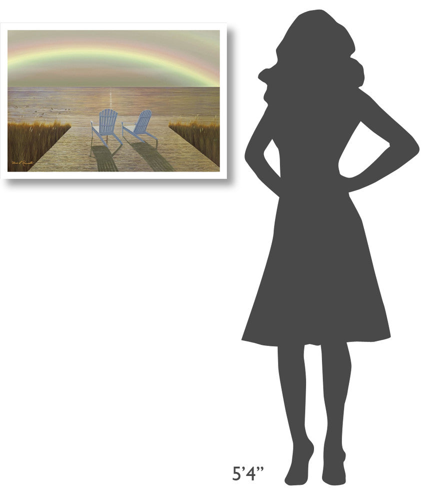 "Over the Rainbow" Digital Paper Print by Diane Romanello, 32"x22"