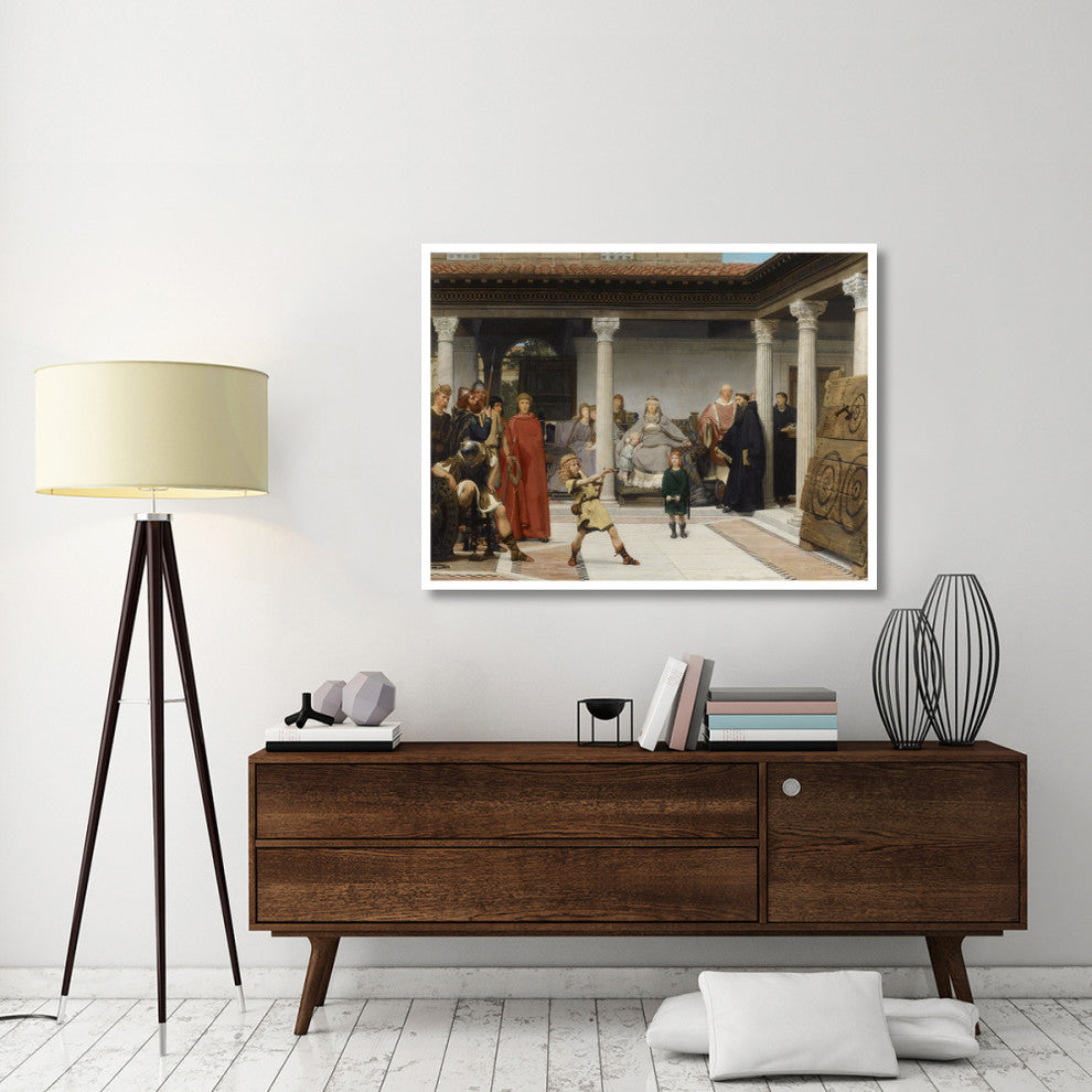 "The Education of the Children of Clovis, 1861" Paper Art, 50"x38"