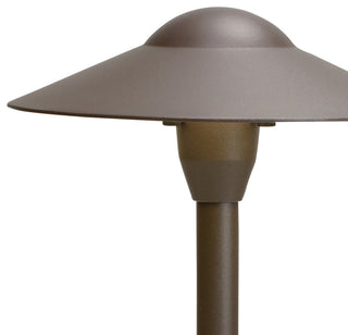 Textured Architectural Bronze 21" Cone Path and Spread 1-Light 12V, Pack of 6